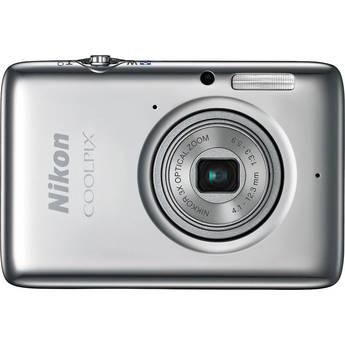 Nikon COOLPIX S02 Digital Camera (Silver)