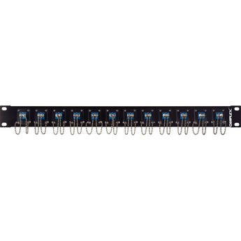 Camplex 12-Port LC Duplex Singlemode Feed-Thru Panel