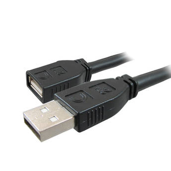 Comprehensive Pro AV/IT Active Plenum USB A Male to A Female Extender Cable (35')