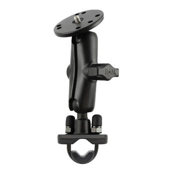 RAM Mounts Handlebar Rail Mount with U-Bolt Base & Round Base Adapter