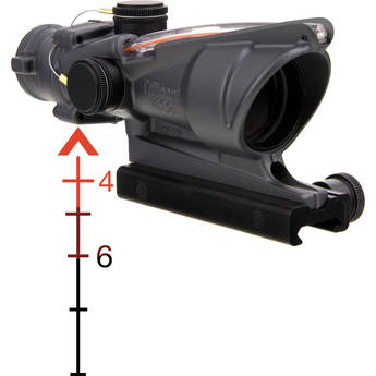 Trijicon 4x32 ACOG Riflescope with TA51 Mount ( Red Chevron Dual-Illuminated Reticle)