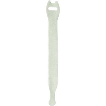 Pearstone 0.5 x 8" Touch Fastener Straps (Gray, 10-Pack)