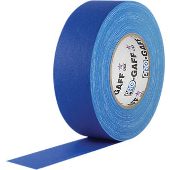 Visual Departures Gaffer Tape (2" x 55 Yards, Electric Blue)