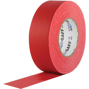 Visual Departures Gaffer Tape (2" x 55 Yards, Red)
