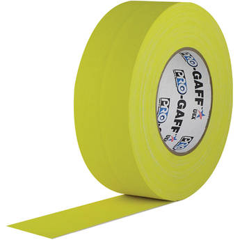 Visual Departures Gaffer Tape (2" x 55 Yards, Yellow)