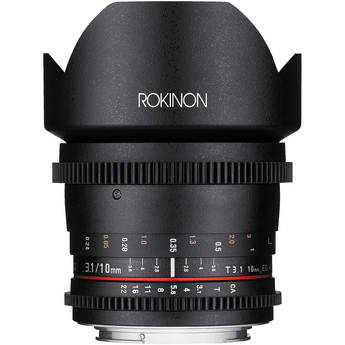 Rokinon 10mm T3.1 Cine Lens for Nikon F Mount
