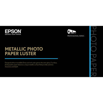 Epson Metallic Photo Paper Luster (36" x 100', 1 Roll)