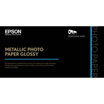 Epson Metallic Photo Paper Glossy (44" x 100', 1 Roll)