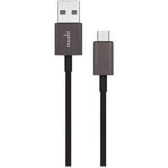 Moshi 3.3' USB to micro USB Cable (Black)