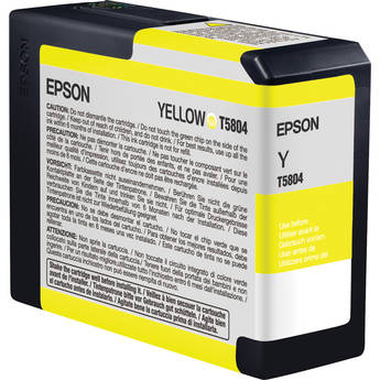 Epson UltraChrome K3 Yellow Ink Cartridge (80mL)