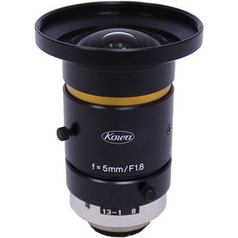 Kowa LM5JC10M C-Mount 5mm Fixed Lens