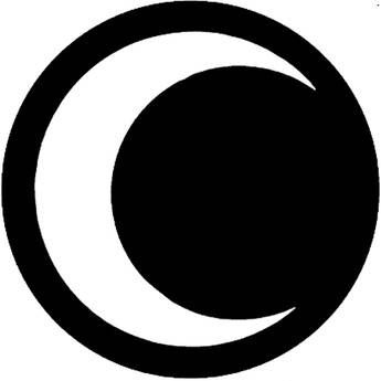 Rosco Steel Gobo #7154 - Half Moon - Size B