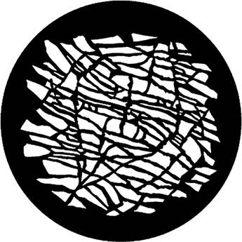 Rosco Steel Gobo #7543 - Crazed - Size E