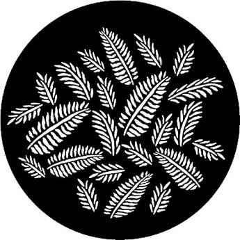 Rosco Steel Gobo #7593 - Ferns - Size E