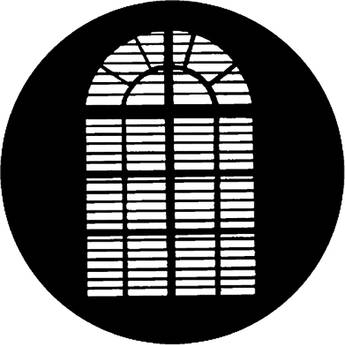 Rosco Steel Gobo #7759 - Shuttered Arch - Size M