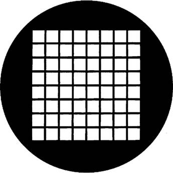 Rosco Standard Steel Gobo #78041E Small Squares (E = Size 37.5mm)