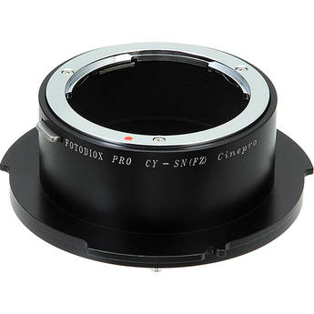 FotodioX Pro Lens Mount Adapter Contax Yashica (C/Y or CY) to Sony FZ Mount