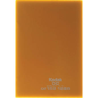 Kodak #OC Light Amber Safelight Filter 3.25x4.75"