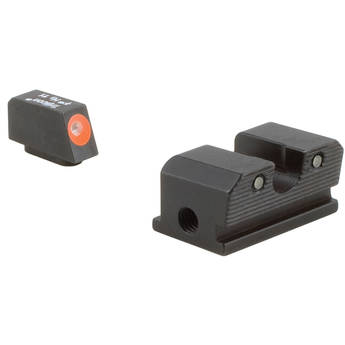 Trijicon HD Night Sight Set for Walther P99/PPQ Pistol (Orange Front Disk, Matte Black)