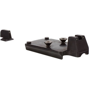 Trijicon 1911 RMR Mount with Integrated Night Sight Set (Black/Green)