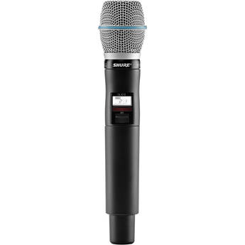 Shure QLXD2/B87C Digital Handheld Wireless Microphone Transmitter with Beta 87C Capsule (H50: 534 to 598 MHz)