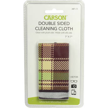 Carson Double-Sided Cleaning Cloth (Vintage Plaid, 7 x 7")