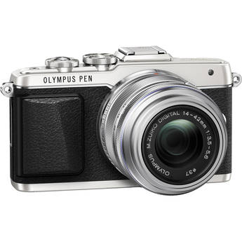 Olympus PEN E-PL7 Mirrorless Micro Four Thirds Digital Camera with 14-42mm f/3.5-5.6 II R Lens (Silver)