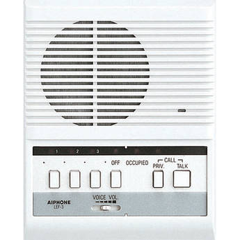 Aiphone LEF-3 3-Call Master Station for LEF Series Hands-Free Intercom System