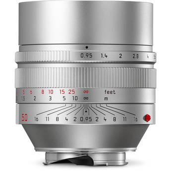 Leica Noctilux-M 50mm f/0.95 ASPH. Lens (Leica M, Silver)