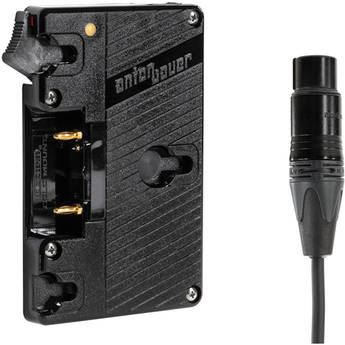 Wooden Camera Gold Mount Plate with XLR Connector