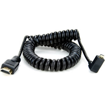 Atomos Coiled Micro-HDMI to HDMI Cable (19.7 to 25.6")