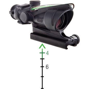 Trijicon 4x32 ACOG Riflescope, Dual Illumination (Green Chevron M193)