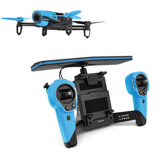 Parrot BeBop Drone Quadcopter with Skycontroller Bundle (Blue)