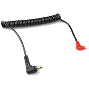 LanParte Red-Tip Camera DC Power Spring Cable for Battery Pinch (3.5/1.35mm)