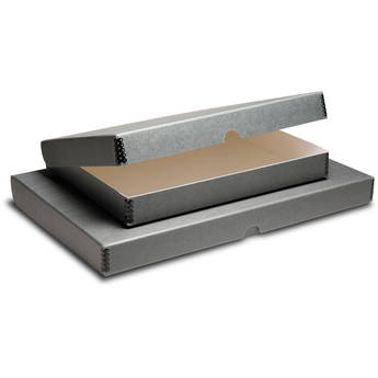 Print File Clamshell Metal Edge Box (22 x 30", Gray)