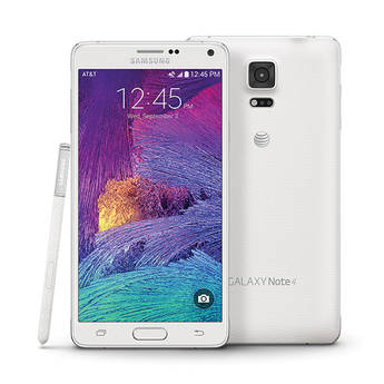 Samsung Galaxy Note 4 32GB AT&T Branded Smartphone (Unlocked, Frost White)