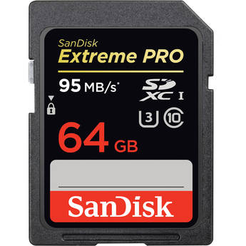 SanDisk 64GB Extreme PRO UHS-I SDXC Memory Card