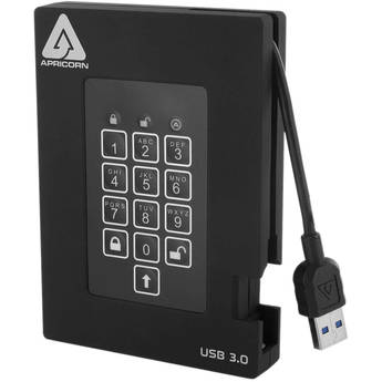 Apricorn 512GB Aegis Fortress USB 3.2 Gen 1 SSD w/ PIN Access