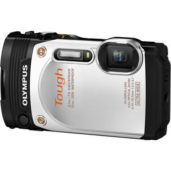 Olympus Stylus Tough TG-860 Digital Camera (White)