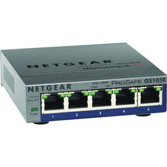 NETGEAR ProSafe Plus 5-Port Gigabit Ethernet Switch