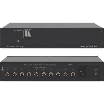 Kramer VA-102P12 10-Output 12 VDC Power Supply
