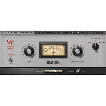 Waves CLA-2A Compressor/Limiter - Dynamics Plug-In (Native/SoundGrid, Download)