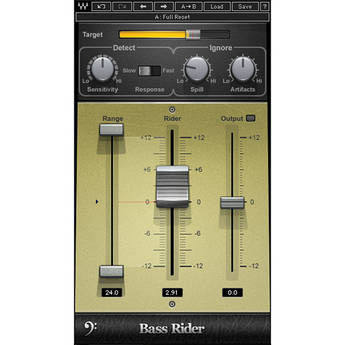 Waves Bass Rider - Automatic Bass Leveling Plug-In (Native/SoundGrid, Download)