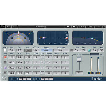 Waves Doubler - Double Tracking Effects Plug-In (Native/SoundGrid, Download)