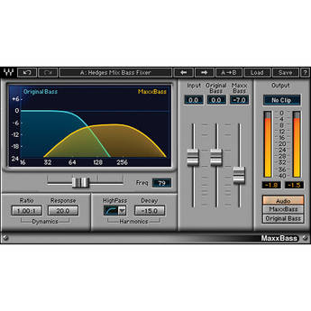 Waves MaxxBass - Bass Enhancement Plug-In (Native/SoundGrid, Download)