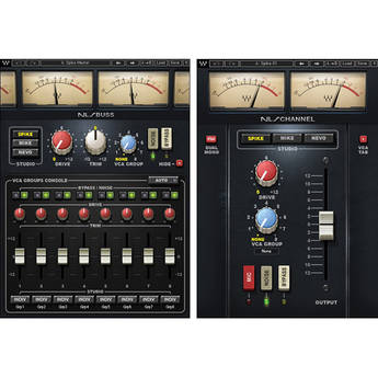 Waves NLS Non-Linear Summer - Classic Analog Console Modeling Plug-In (Native/SoundGrid, Download)