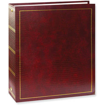 Pioneer Photo Albums Magnetic 3-Ring Album (Burgundy, 100 Pages)