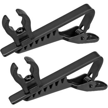 Auray TC-OLM10 Tie Clip for Lavalier Microphone (2-Pack)