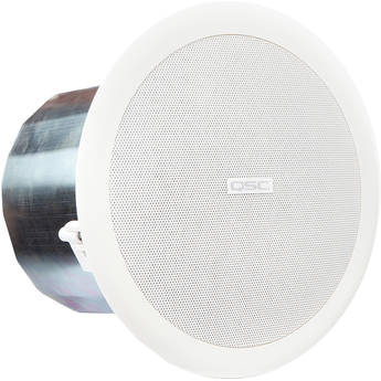 QSC AC-C6T AcousticCoverage Series 6" 2-Way 30W Ceiling Loudspeaker (Pair, White)