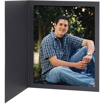 Tap Senior Slip Photo Folder (5 x 7", Ebony, 25-Pack)